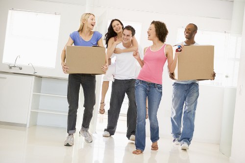 Professional house removals team managing a move in Peckham