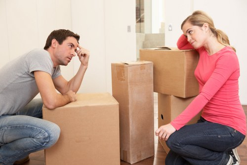 Student belongings prepared for small removals in Peckham