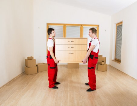Boxes and furniture stored safely in a Peckham self storage facility